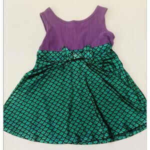 Mermaid Ariel Shimmering Dress for Girls Size 5-6